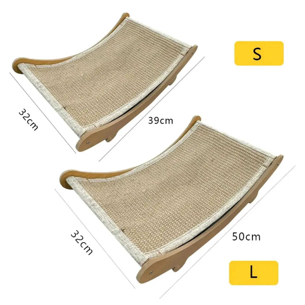 Wooden Cat Scratching Pad & Bed – Multi-Function Scratch Board