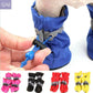 4pcs/set Waterproof Pet Dog Shoes