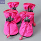 4pcs/set Waterproof Pet Dog Shoes